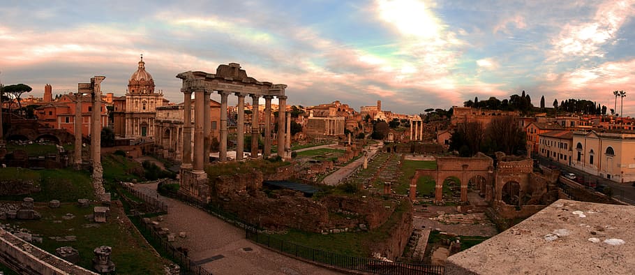 View of the Roman Forum from the Capitoline Hill